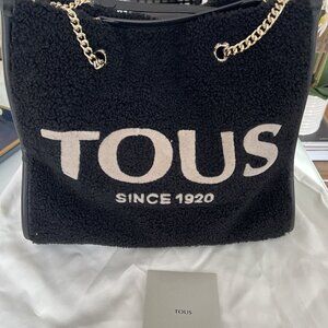 TOUS Amaya Large Warm Shopping Bag/Large/Black/New